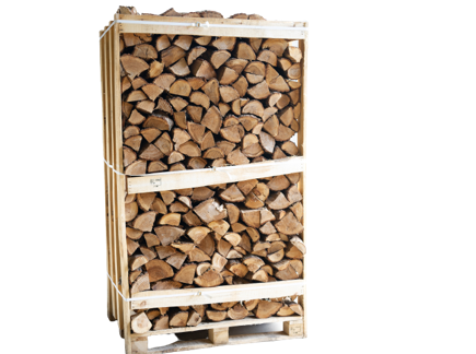 Birch Firewood Logs In 1.96 M3 Crates